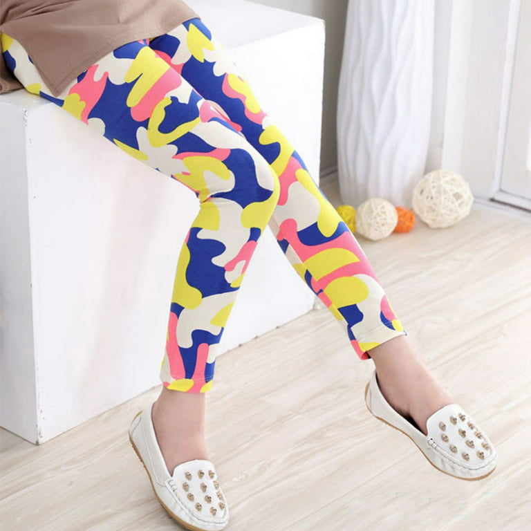 GYRATEDREAM 4-10T Flare Leggings for Girls Yoga Pants Bootcut with