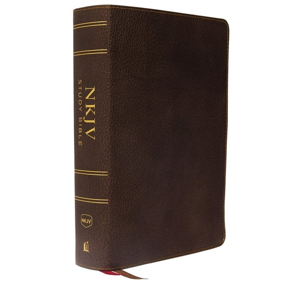 Thomas Nelson: NKJV Study Bible, Full Color Edition (Premium Calfskin Leather)