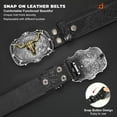 thumbnail image 3 of SUOSDEY Men Western Leather Belts for Women,Cowboy Cowgirl Embossed Belts for Jeans Christmas Gifts, 3 of 8