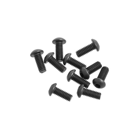 JEGS Button Head Hex Socket Screws (M2.5 x 6 mm) [Fits Torch & Hooligan Monster Trucks]
