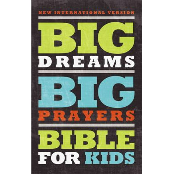 Pre-Owned Big Dreams, Big Prayers Bible for Kids-NIV (Hardcover) 0310744237 9780310744238