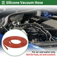 thumbnail image 2 of Manguera de Vacío de Silicona Unique Bargains Línea de Vacío Automotriz 6.6Ft 4/6/8/12m ID 2mm Grosor Alta Temperatura Rojo 1 Set 130PSI Presión Máxima, 2 of 7