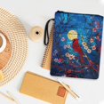 thumbnail image 4 of HELLHERO Book Sleeve Protector with Lightweight Washable Polyester Fabric Book Organzier Holder for Reading Lovers Textbooks 11.42 x 8.66 Inch, Moonlit Bird on Branch, 4 of 8