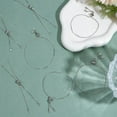 thumbnail image 4 of 12 cadenas ajustables para pulseras deslizantes de 5 pulgadas, chapadas en platino, con extremos de diamantes de imitación y accesorios de amistad., 4 of 9