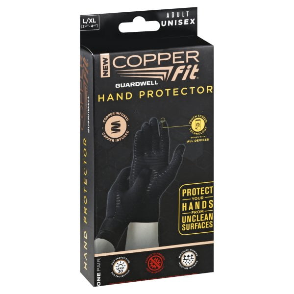 Copper Fit 6018513 Guardwell Hand Protection Antimicrobial Gloves