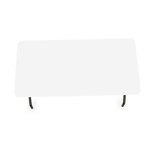 BTEXPERT Plastic Folding Table 6 Ft 72" x 29.5" Portable, Indoor Outdoor Picnic Camping Office Home Party Wedding Event Tailgating Easy Store White