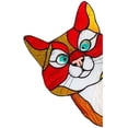 thumbnail image 4 of 7x Car Stained Glass Cat Window Sticker Cat Face Peering Funny Cat Decal Sticker Auto Car Bumper Window DIY Sticker Accessories, 4 of 8
