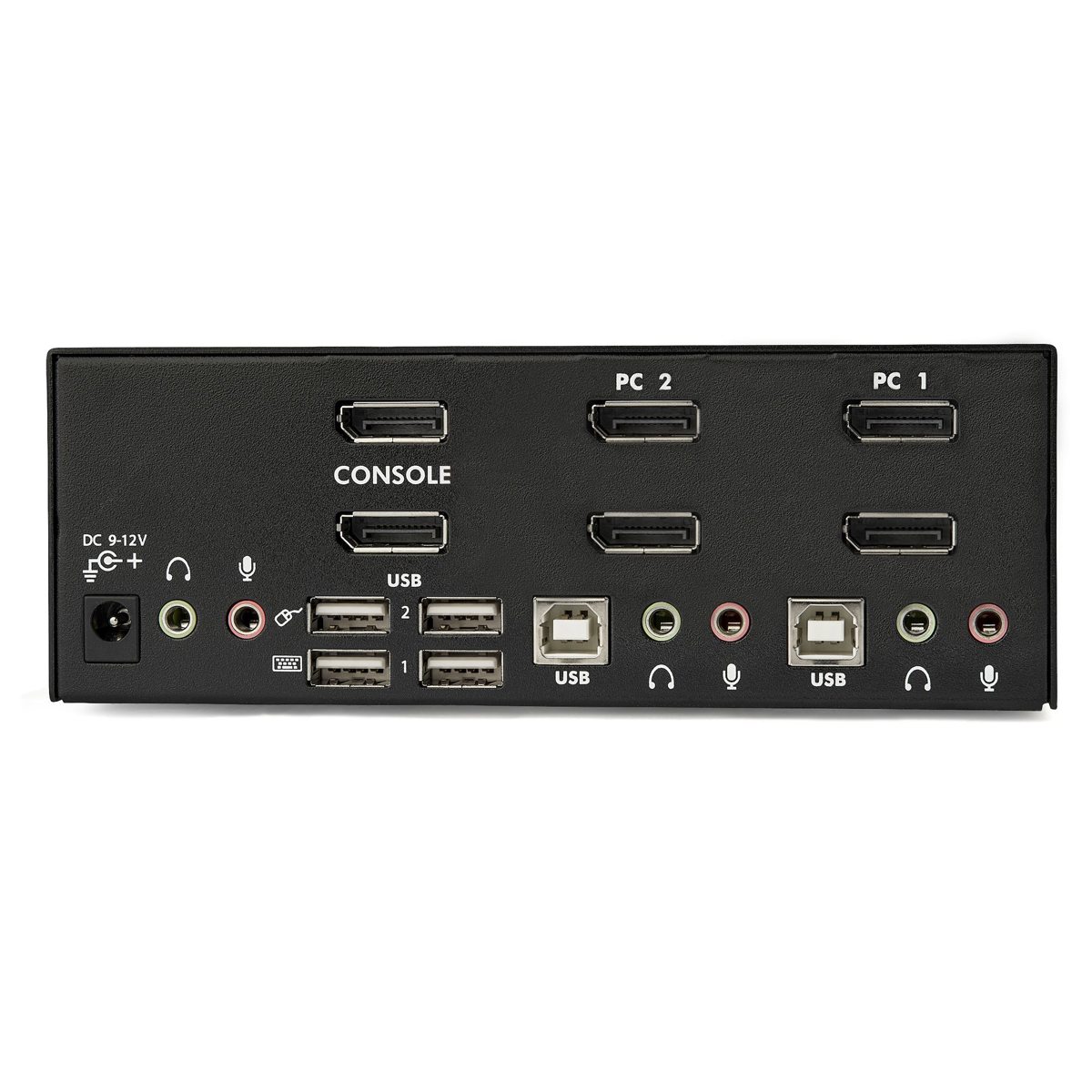 StarTech 2 Port Dual DisplayPort USB KVM Switch with Audio SV231DPDDUA
