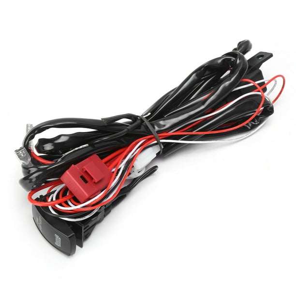 Wire Spot Lamp Light 40A 12V LED Wiring Harness 1-to-2 IP67 Waterproof For Car Motorcycles ATV - Walmart.com
