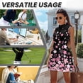 thumbnail image 6 of KUIFORTI Cherry Blossom Matching Golf Outfits for Couples, His and Hers Quarter Zip Quick Dry Sport Shirts & Dress Set, Mr and Mrs Gift for Golf Tennis Casual Summer Wear, 6 of 7