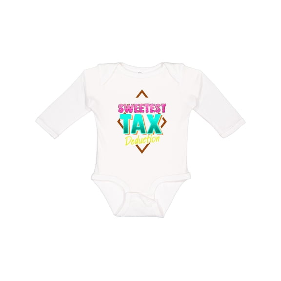 Inktastic Tax Deduction Funny Baby Clothes Girls Long Sleeve Baby Bodysuit