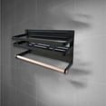 thumbnail image 3 of veasfak Black Spice Rack Paper Towel Holder for Small Things Seasoning Refrigerator Fridge Jars B, 3 of 8