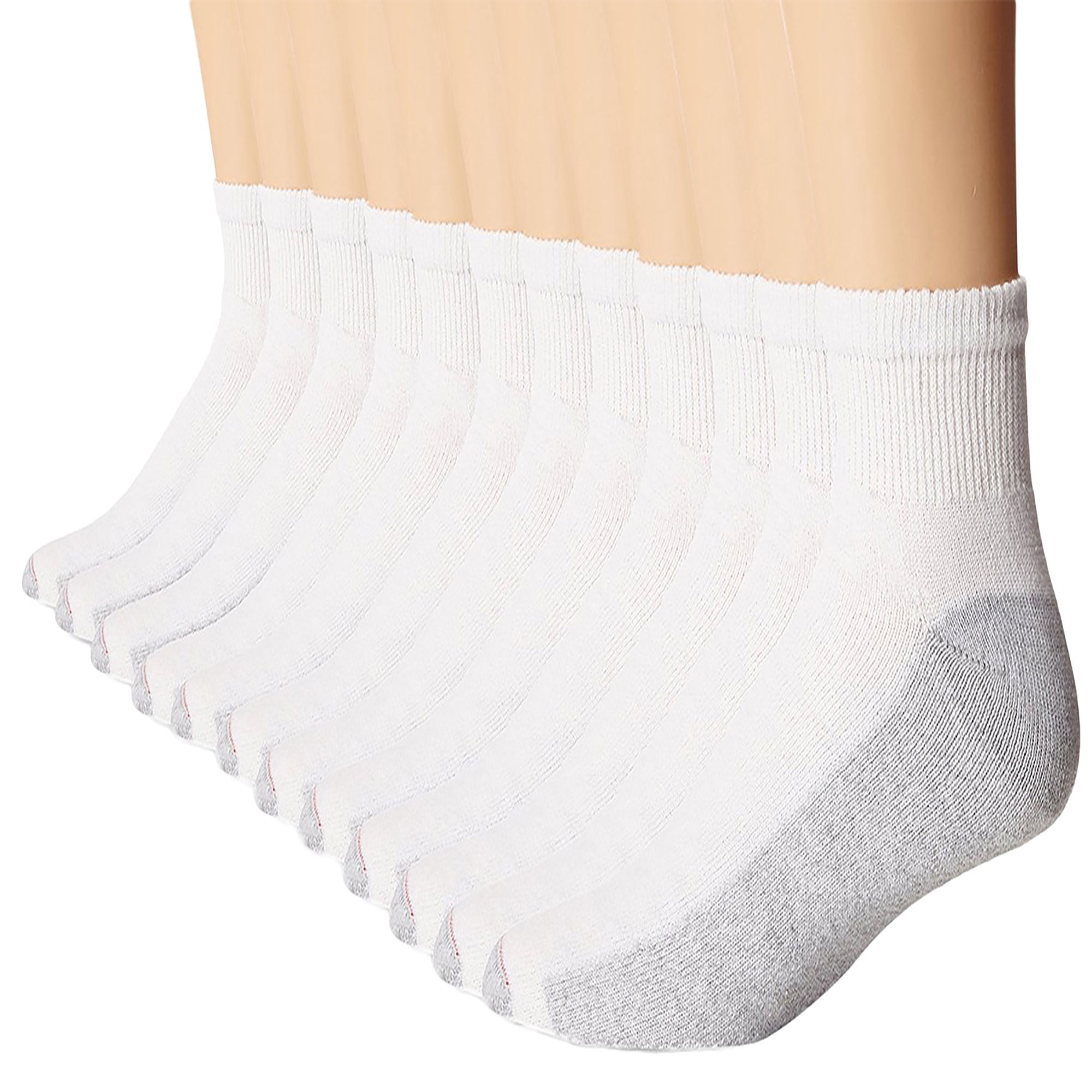 hanes big and tall ankle socks black