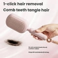 thumbnail image 2 of 2026 New Retractable Cushion Massage Comb Brush, One-Pull Self Cleaning Anti Static, Hair Fluffy Air Cushion Comb, for Detangling Thick/Curly Hair, for All Hairs Types, Home Travel (Pink), 2 of 8