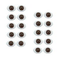 thumbnail image 4 of 3x10 Pares 11x14mm Muñeca Kit De Ojos Simulados Para Juguetes De Peluche De Animales Marrón 3 piezas, 4 of 10