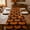 A, variant on Gray Linen Table Runner, Fall Pumpkin Print Thanksgiving Table Decor, Neutral Plaid Patchwork Dining Table Cover, Autumn Harvest Linen Runner for Modern Farmhouse Home Party