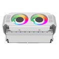 thumbnail image 3 of ARGB RAM Cooler With Dual 50mm Fans, Aluminum Memory Heatsink Cooling Module For DDR3 DDR4 DDR5 Desktop Computer RAM, 5V 3-Pin RGB Sync Memory Cooling Accessory,D50 Black, 3 of 18