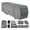 Gray, variant on KFFKFF Class C Motorhome Protective Cover, Fits 29-32 ft RVs, Durable Oxford Material, Water-Resistant, Shields Against Wind & Tears, Includes Bag, Repair Kit, Straps, and Wheel Guards