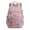 Pink, variant on Large Capacity Backpack For High Students Nylon Casual Travel Daypack With Multiple Compartments Pink One Size