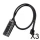 thumbnail image 1 of Cable Divisor de Ventilador PWM Baoblaze Negro 1 a 5 Vías 4 Pines 3 piezas, 1 of 3