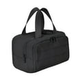 thumbnail image 1 of Neceser de viaje, neceser de maquillaje con cremallera, organizador de maquillaje, accesorios de viaje Negro, 1 of 9