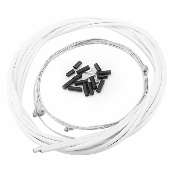 Cable Housing Brake Cable Kit With Ferrules And End Metal And Plastic Front And Rear Brake Cables Mountain Replacement Brake Cables With Housing Cycling Repair Equipment Accessories