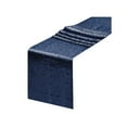 thumbnail image 2 of Btomtd Solid Color Glitter Table Runner for Wedding Parties, Glitter Table Runners in Multiple Colors, Wedding Table Cloth and Cover for Home Decor, 71"x12", Navy, 2 of 6