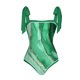 thumbnail image 3 of MKLEKYY Trajes De Baño Mujer Curvy Women 1 Piece Swimwear+1 Piece Cover Up Two Piece Vintage Print Swimsuit Monokini Bikini 2 Piece Swimsuits Two Piece Tankini Set 1928, 3 of 4