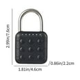 thumbnail image 3 of MesaSe Electronic Locks Combination Locks Small Locks Student Lockers Smart Padlock U-type Remote Power Meter Cabinet Combination Locks(Black), 3 of 8