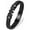Black, variant on Urn Cremation Jewelry Skull Urn Bracelet for Ashes Keepsake Memorial Bangle Braided Leather Wristband Cremation Bracelet for Men Women