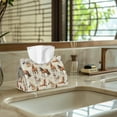 thumbnail image 5 of SEANATIVE Western Horse Tissue Box Cover Rectangle Tissue Box Holder Tissue Holder PU Leather for Kitchen Decorative Tissue Box Cover Organizer for Tabletop, Bathroom, Car, Living Room, 5 of 7