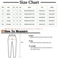 thumbnail image 3 of Lilgiuy Women's Casual Slim High Elastic Waist Solid Color Sports Cotton And Linen Pants for All Outdoor Activities, 3 of 5