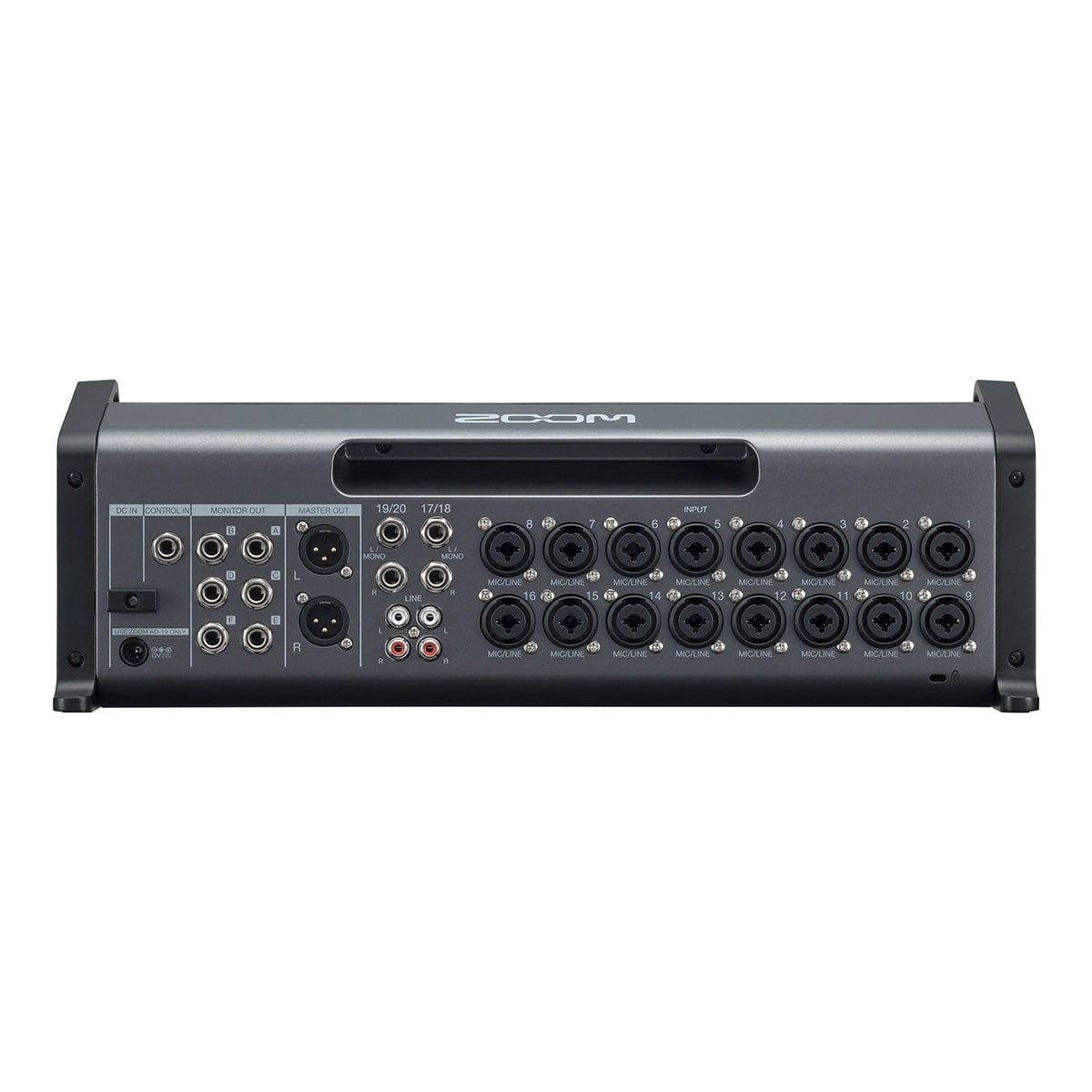 Open Box Metal and Plastic Audio Mixer Y, 16 -Channels, 8.35"
