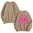 thumbnail image 1 of Rbaofujie Sweat à Capuche pour Femmes, Sweat Imprimé à Manches Longues, Col Rond, Marron, Pull d'Halloween, 1 of 2
