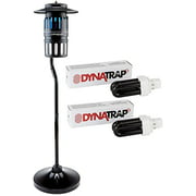 DynaTrap DT1260 1/2 Acre, Slate, Insect and Mosquito Trap, Pole Mount, 2 Bonus UV Bulbs, Twist On/Off