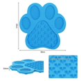 thumbnail image 4 of Alfombrilla para lamer para perros y gatos, alfombrilla de tratamiento lento con ventosas para ducha de mascotas, comedero saludable, dispensador de mantequilla de maní calmante, a, 4 of 4