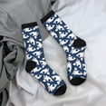 thumbnail image 5 of KLL Shark Print Cool Socks Men's Women's Crew Socks Funny Crazy Novelty Stockings, 5 of 6