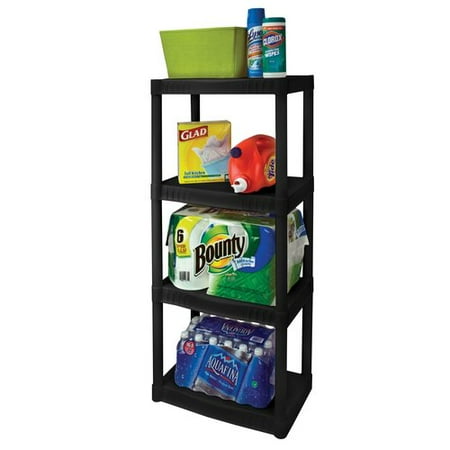 Plano 9177 14" X 22" 4-Shelf Unit, Black - Walmart.com