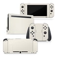 thumbnail image 1 of Tacky Design Classic Pastel Skin Compatible with Nintendo Switch Skin Wrap Cover Brown Cream and Beige Skin for Nintendo Switch Stickers Premium Vinyl 3M Full Wrap Decal (Cream)., 1 of 5
