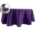 thumbnail image 1 of Dvruxg Nappe Ronde 70 Pouces Imperméable, Tissu Polyester Résistant aux Plis, Nappe Lavable Anti-Éclaboussures pour Fêtes, Camping, Pique-Nique, Banquet, Intérieur et Extérieur, 1 of 5