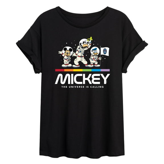 Mickey & Friends - Mickey Universe Calling - Women's Oversized T-Shirt