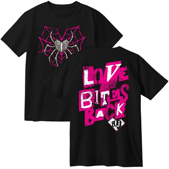 AJ Lee Love Bites Cotton T-Shirt Women Men Fashion Crewneck Short Sleeve Tee