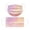 Pink, variant on 10Pcs Adult Gradient Print Disposable Face Mask 3-Ply Breathable Non-Woven Mask with Smile Print for Daily Use(Sky Blue-17.5x9.5cm)
