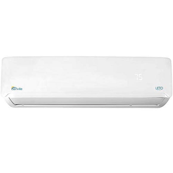 Senville LETO Series Mini Split Air Conditioner Heat Pump, 12000 BTU 19 SEER 208/230V