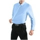 thumbnail image 2 of pstuiky camisas de manga larga para hombre, Camisas casuales de moda para hombre con botones y cuello vuelto de tela elástica sólida salir tops xxl, 2 of 4