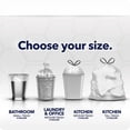thumbnail image 5 of Tall kitchen trash bags 13 gallon, 100 count drawstring garbage bags with lavender sage scent, white control trash can liners for home kitchen bathroom office, gray, 5 of 6