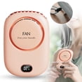thumbnail image 4 of Portable Neck Fan, Mini Hanging Personal Fan, USB Rechargeable Handheld Fan, Wearable Mini Cooling Fan, Multi Color Adjustable Necklace Fan, Lightweight Fan Necklace for Travel Home,Pink, 4 of 6