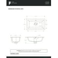 thumbnail image 4 of Fine Fixtures Undermount Vessel Bathroom Sink - 16" x 8" - White, 4 of 4