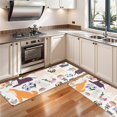 thumbnail image 3 of Kitchen Rugs Sets Of 2,Cartoon Dog and Flower Anti Fatigue Kitchen Mat Rugs Non Slip Washable,Decorative Kitchen Floor Mats for Kitchen,Sink,Laundry,17"X47", 3 of 5