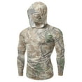 thumbnail image 4 of COSFO Hoodies for Men Pullover Camouflage Sun Protection Athletic Ice Silk Tops Outdoor Slim Fit Hooded Long Sleeve with Face Mask Men Shirts, 4 of 9